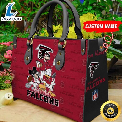 Atlanta Falcons Disney Women Leather Bag