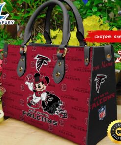 Atlanta Falcons Mickey Women Leather…