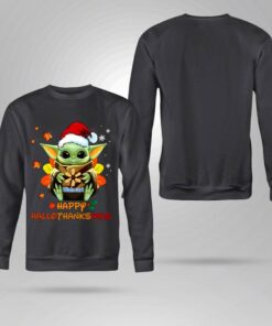 Awesome Baby Yoda Mashup Waltmart Happy Hallothanksmas Shirt