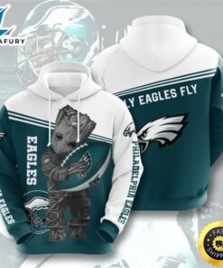 Baby Groot Philadelphia Eagles 3d…