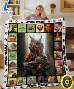 Baby Yoda And Ahsoka Tano Blanket Best Gift For Fans Lovers Baby Yoda