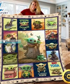 Baby Yoda Blanket For Adults