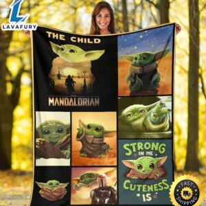 Baby Yoda Blanket The Child The Mandalorian Funny For Fan