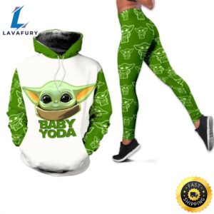 Baby Yoda Hoodie And Legging All Over Printed