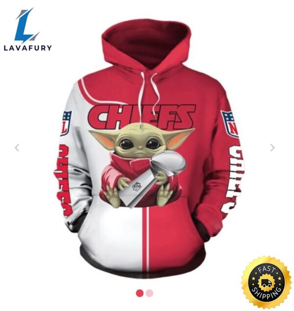 Baby Yoda Lovers Kansas City Chiefs 3d Hoodie All Over Print