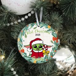 Baby Yoda Ornament, Baby Yoda…