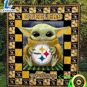 Baby Yoda Pittsburgh Steelers Baby…