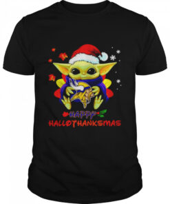 Baby Yoda Vikings Happy Hallothanksmas Shirt