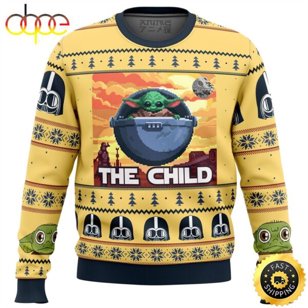 Baby Yoda the Child Mandalorion Star Wars Ugly Christmas Sweater Jumper