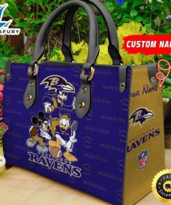 Baltimore Ravens Disney Women Leather Bag