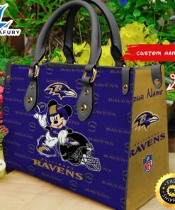 Baltimore Ravens Mickey Women Leather…