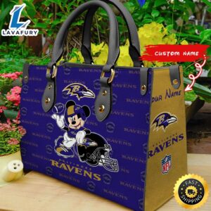 Baltimore Ravens Mickey Women Leather…