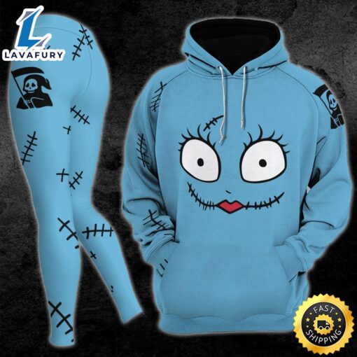 Blue Nightmare Hoodie and Leggings Set