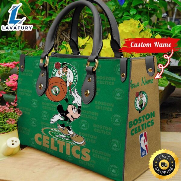 Boston Celtics NBA Minnie Women Leather Hand Bag