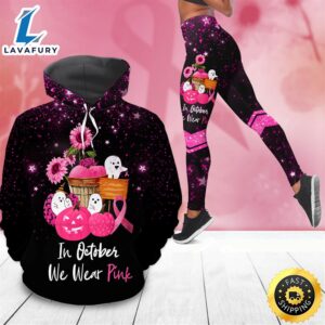 Breast Cancer Awareness Month I Wear Pink Survivor Breast Pain Fight Like A Girl Hoodie Legging_1785