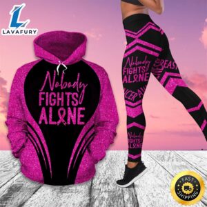 Breast Cancer Awareness Month I Wear Pink Survivor Breast Pain Fight Like A Girl Hoodie Legging_2332