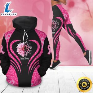 Breast Cancer Awareness Month I Wear Pink Survivor Breast Pain Fight Like A Girl Hoodie Legging_2505