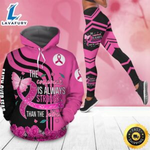 Breast Cancer Awareness Month I Wear Pink Survivor Breast Pain Fight Like A Girl Hoodie Legging_3486