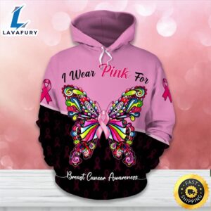 Breast Cancer Awareness Month I Wear Pink Survivor Breast Pain Fight Like A Girl Hoodie Legging_3658