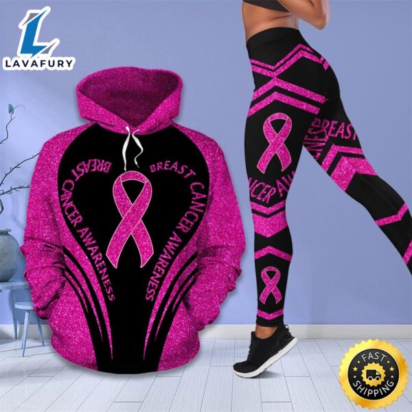 Breast Cancer Awareness Month I Wear Pink Survivor Fight Like A Girl Hoodie Legging_6174