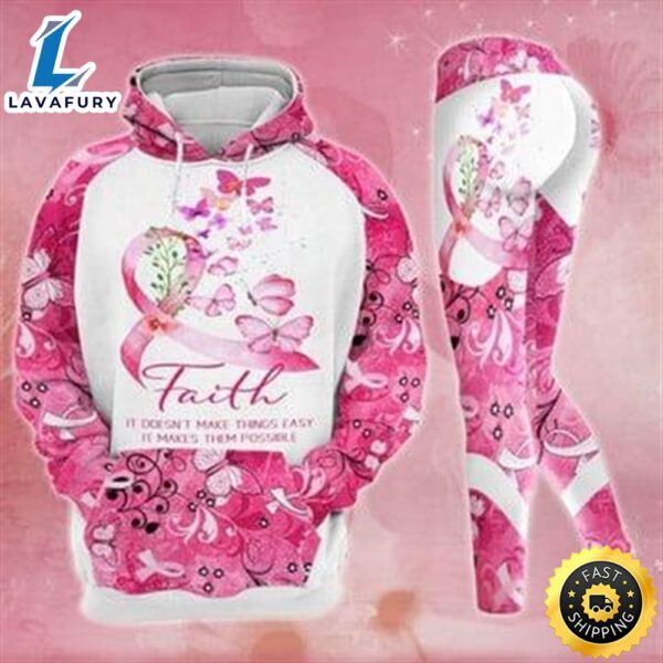 Breast Cancer Butterfly Best Gift Idea Hoodie Legging