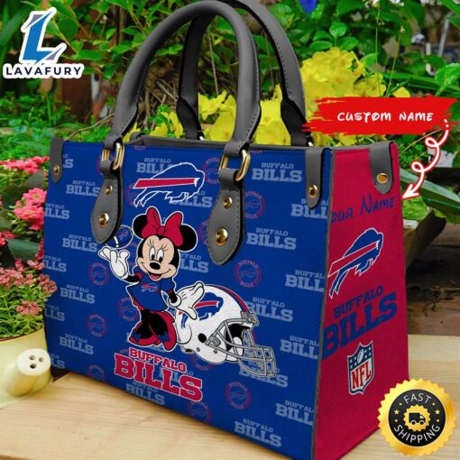 Buffalo Bills Minnie Women Leather Hand Bag