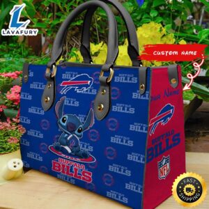 Buffalo Bills Stitch Women Leather Hand Bag