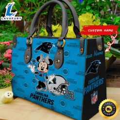 Carolina Panthers Minnie Women Leather…