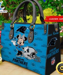 Carolina Panthers Minnie Women Leather…