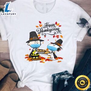 Charlie Brown And Snoopy Peanuts Happy Thanksgiving Tshirt