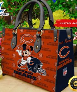 Chicago Bears Mickey Women Leather…