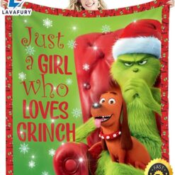 Christmas Grin. Ch Throw Blanket