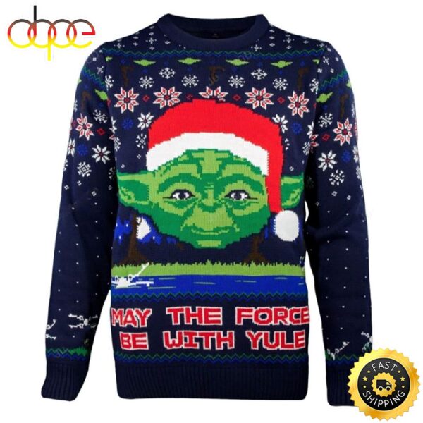 Christmas Star Wars Yoda May The Force Be With Yule