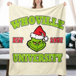 Christmas The Grinch Throw Blanket…