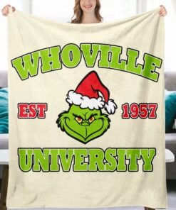Christmas The Grinch Throw Blanket…