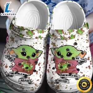 Classic Clog Companion Embrace Playfulness with Baby Yoda Crocs 3D Clog Shoes!