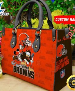 Cleveland Browns Disney Women Leather…