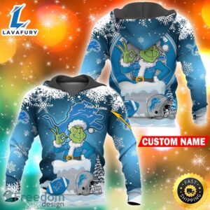Custom Detroit Lions Nfl Christmas…