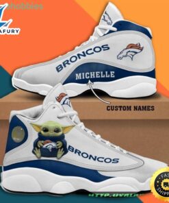 Custom Name Denver Broncos Baby…