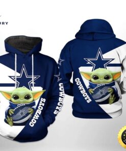 Dallas Cowboys Baby Yoda Design…