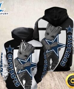 Dallas Cowboys Groot 3d Hoodie…