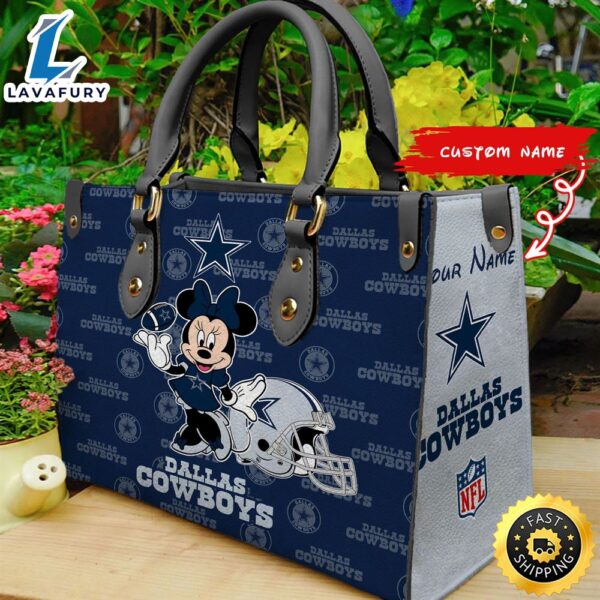 Dallas Cowboys Minnie Women Leather Hand Bag