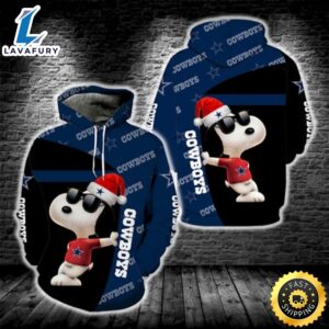 Dallas Cowboys Snoopy Christmas Gift For Fan 3d Hoodie All Over Print