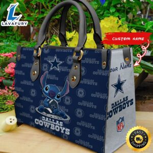 Dallas Cowboys Stitch Women Leather Hand Bag