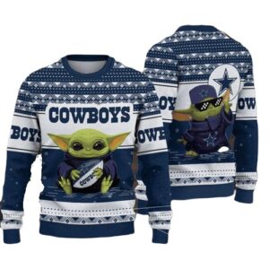 Dallas Cowboys Sweater Baby Yoda…