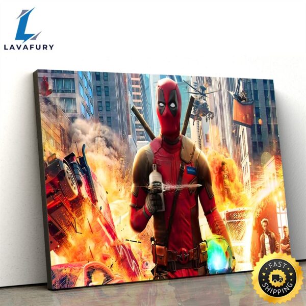 Deadpool 3 He’s Not Coming Alone Poster Canvas
