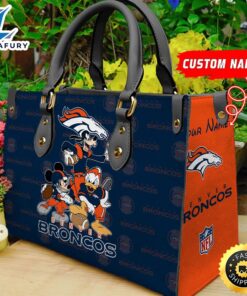 Denver Broncos Disney Women Leather Bag
