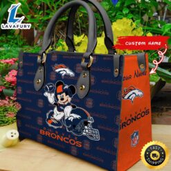 Denver Broncos Mickey Women Leather…