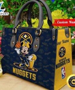 Denver Nuggets Champions Minnie Women Leather Hand Bag