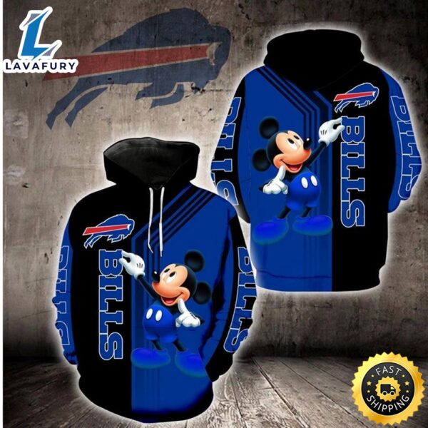 Disney Mickey Buffalo Bills 8 Nfl Gift For Fan 3d All Over Print Shirt
